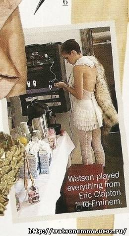 Эмма Уотсон на съемках для Marie Claire