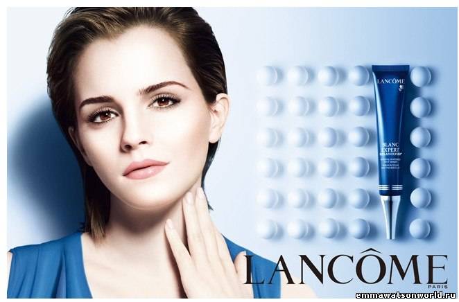 Эмма Уотсон в ТВ - ролике от Lancôme продукта Blanc Expect 2013 года